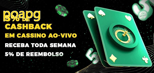 Promoções do cassino ao Vivo poapg